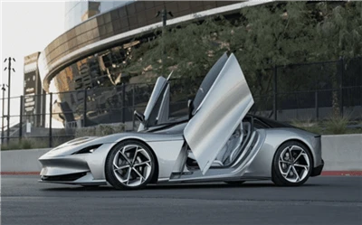 El llançament de Pure Electric Supercar per part de American New Power Brands...