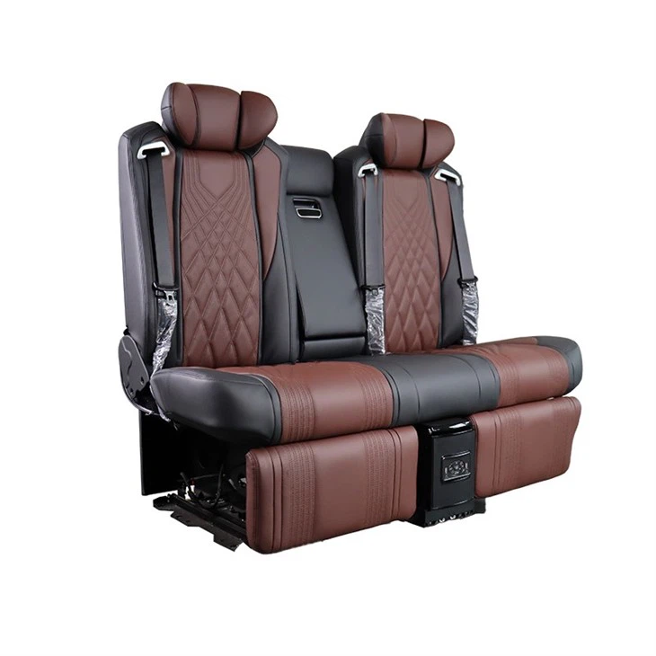 double rear van seats with belts