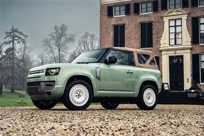 Land Rover Defender convertible modificat